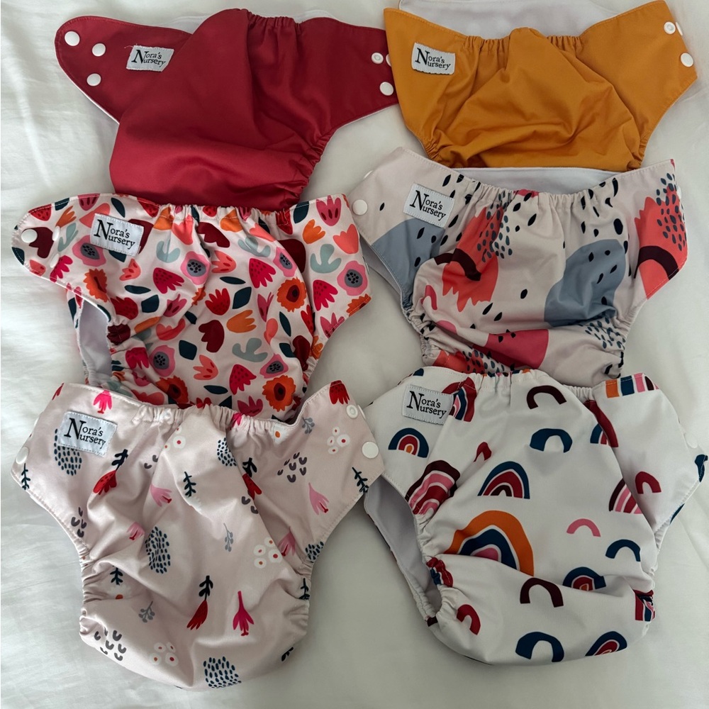 Nora’s Nursery diapers - set of 6